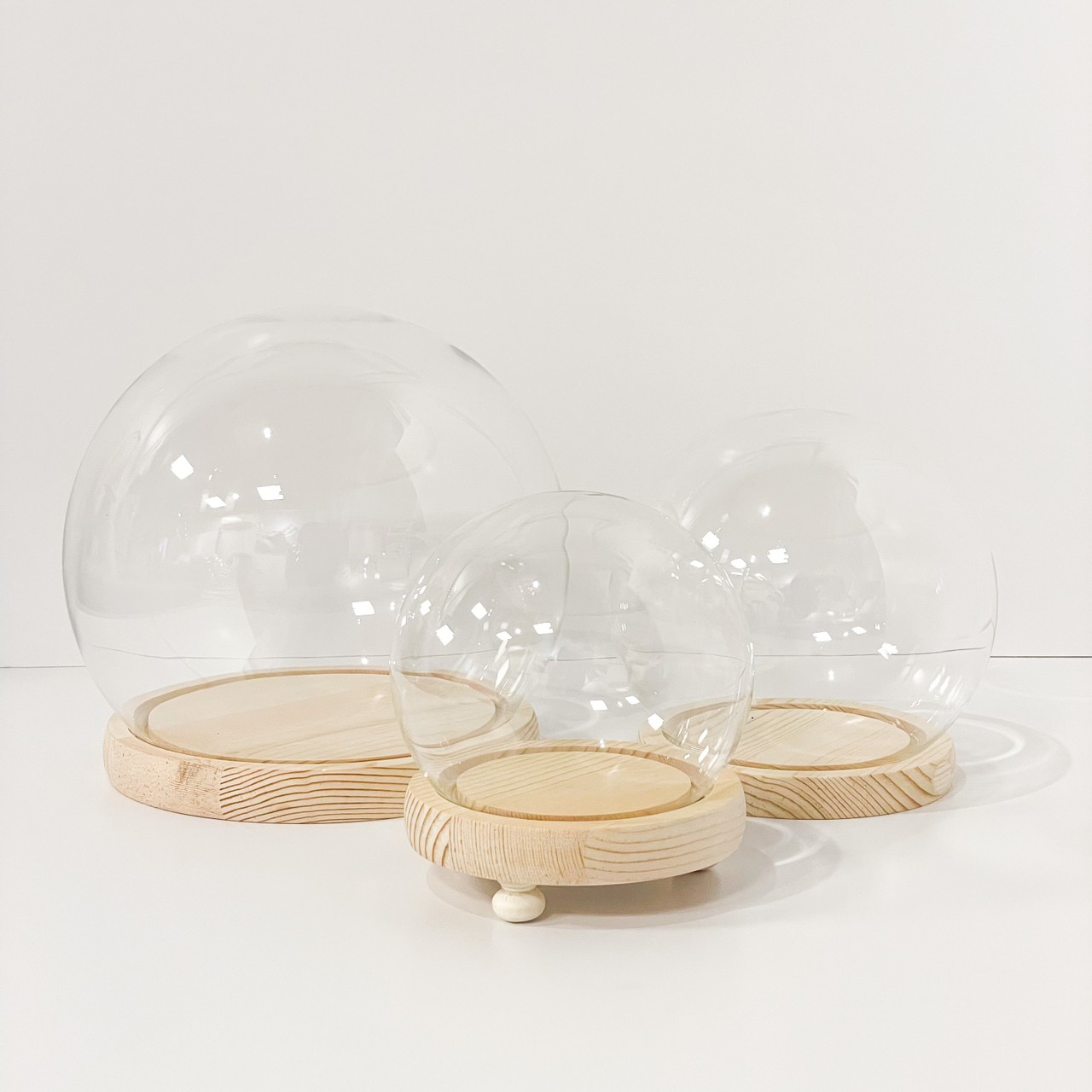 乾燥花球型玻璃罩