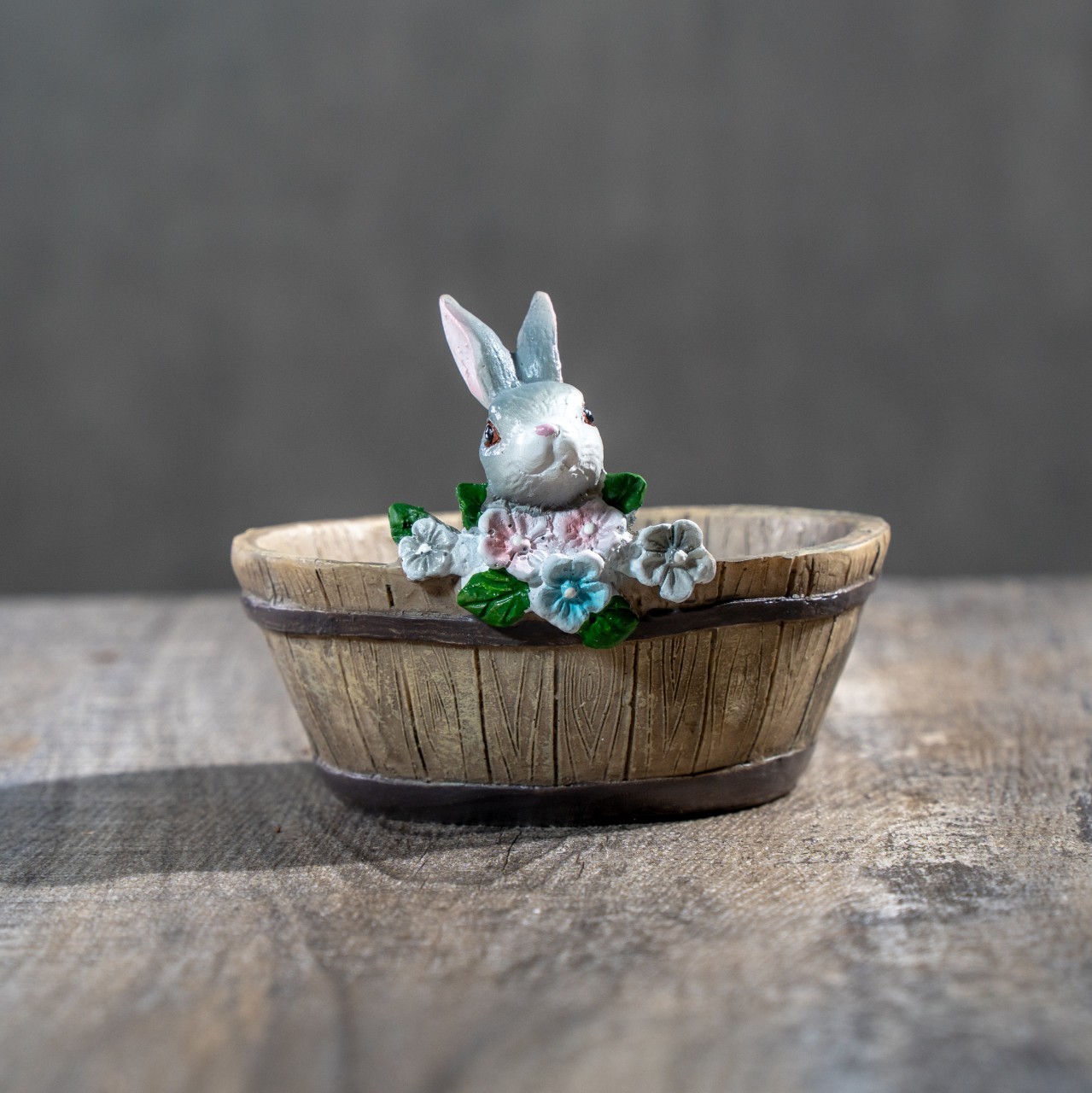 花器-美式鄉村多肉花盆-小兔