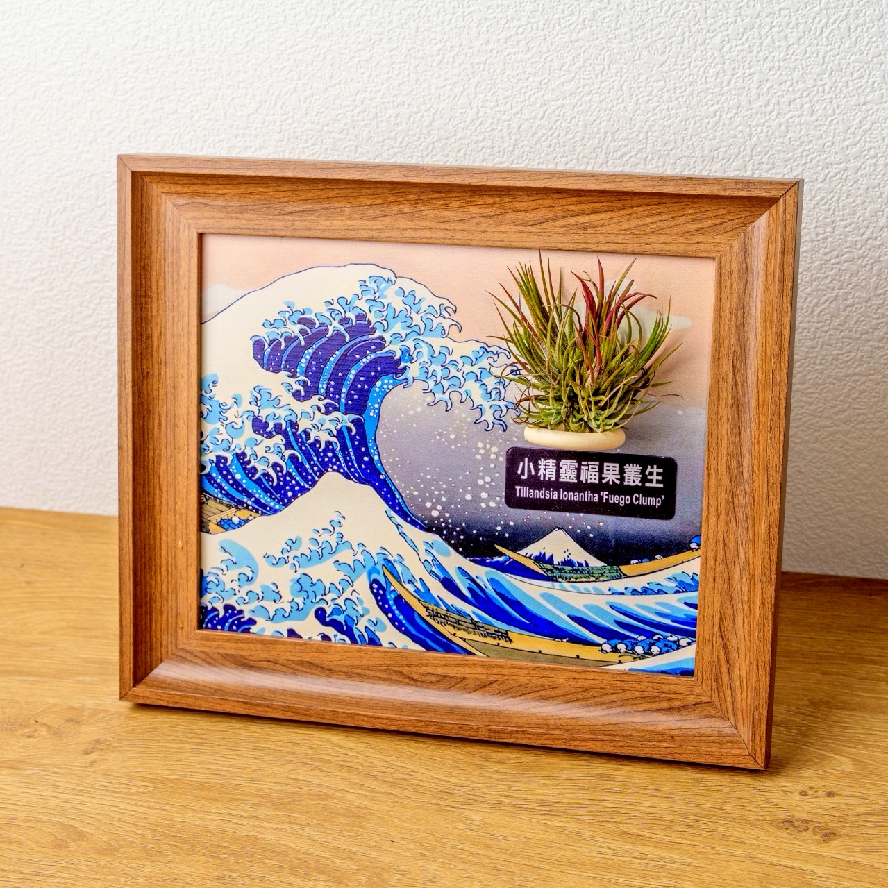 空氣鳳梨 小精靈福果叢生 浮世繪磁吸相框
