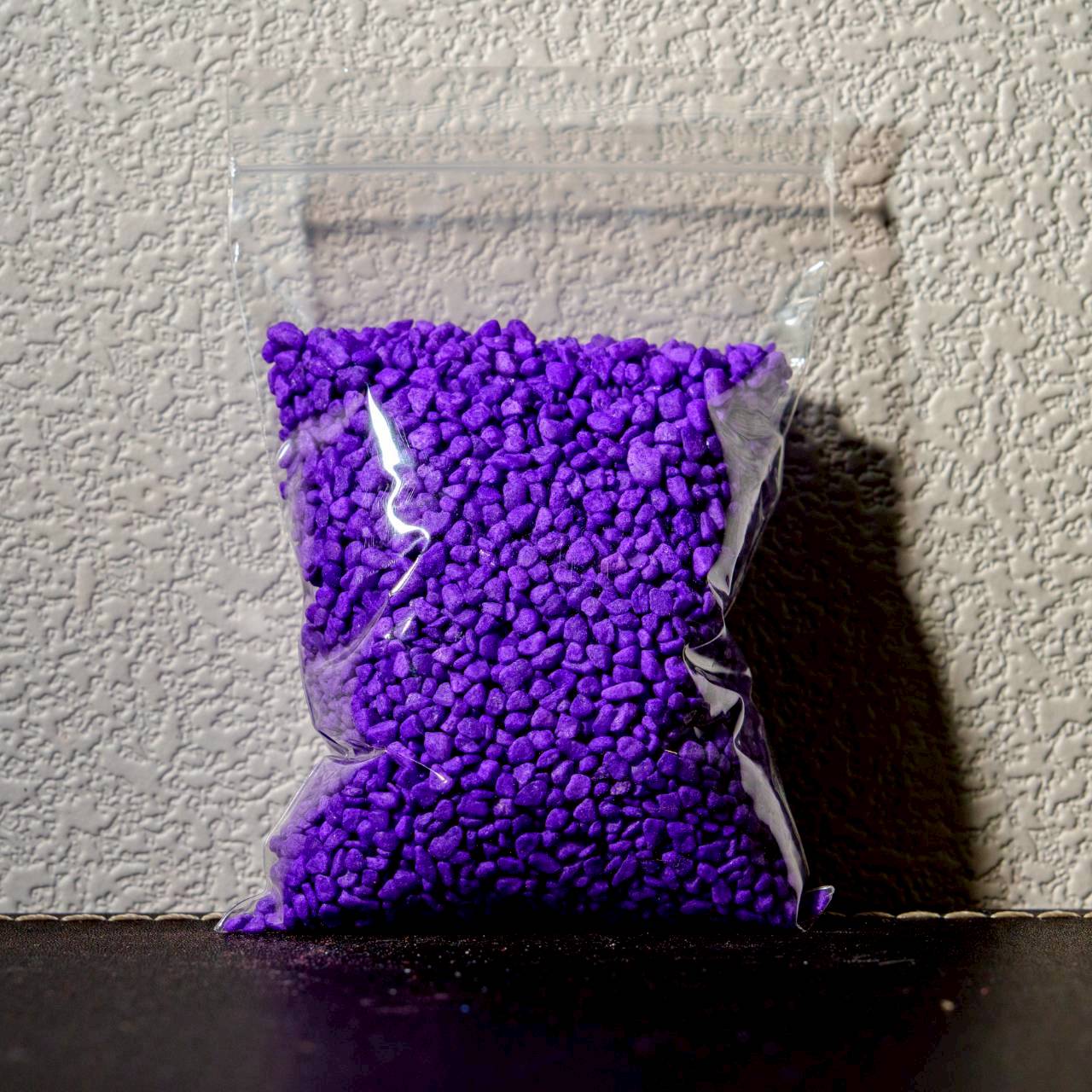 紫色黏性彩色鋪面石 250g裝